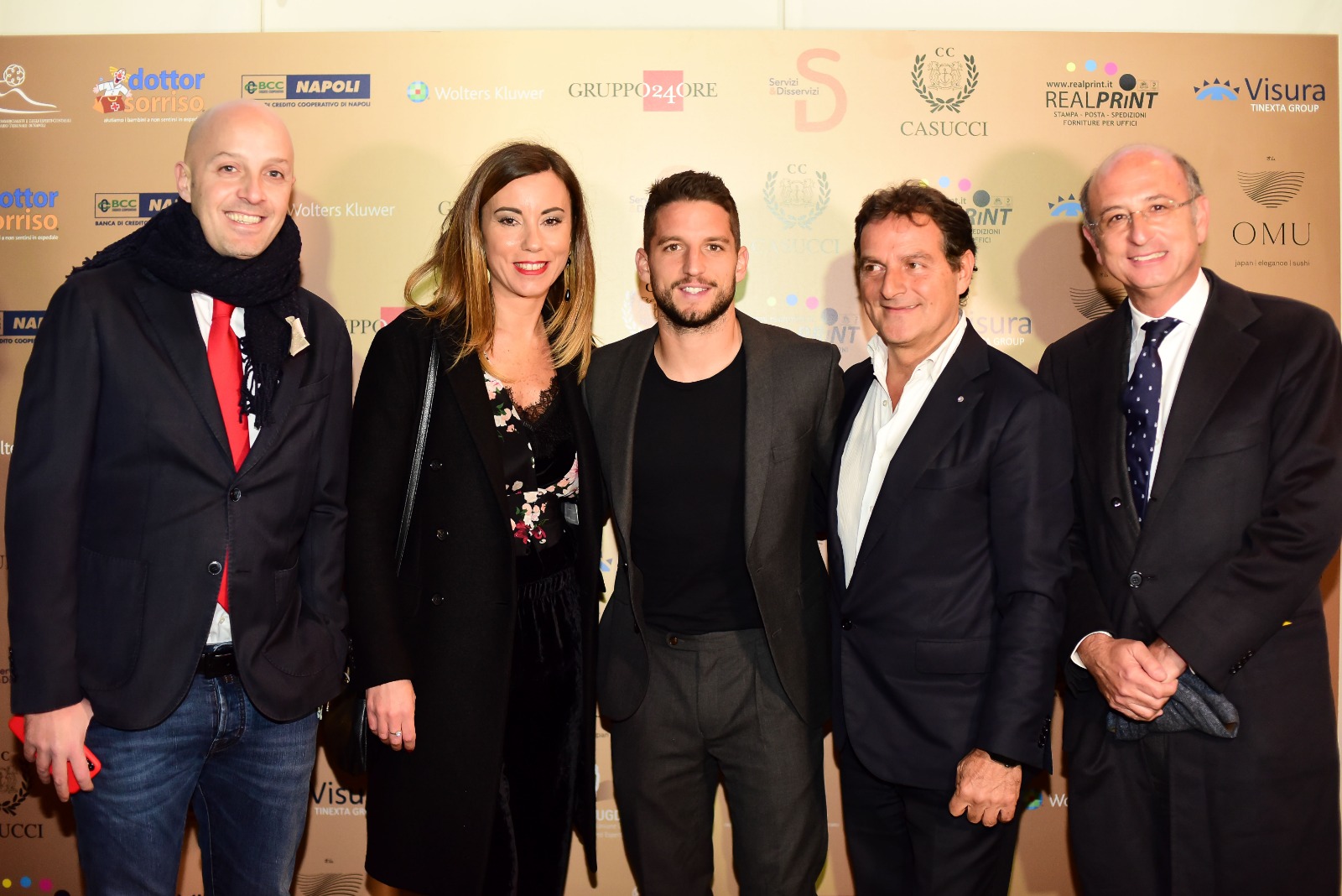 MERTENS ALLA FESTA DEI DOTTORI COMMERCIALISTI DI NAPOLI